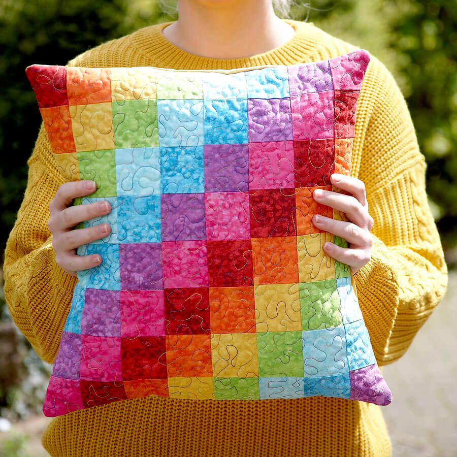 rainbow cushion